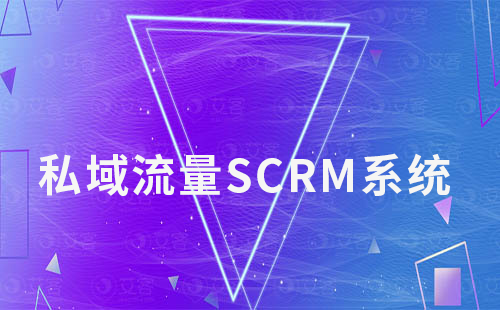 電商企業做私域流量選擇什么SCRM系統好